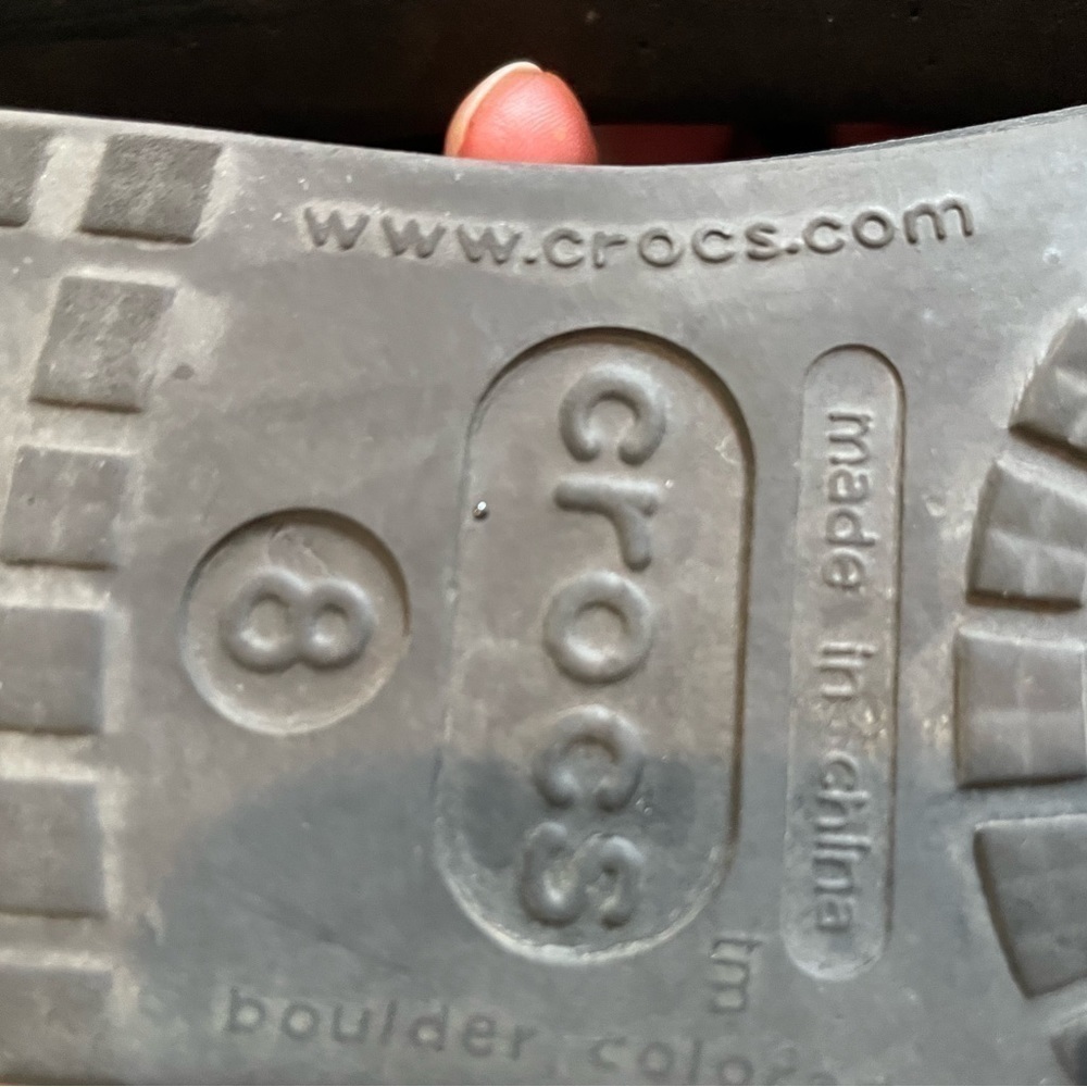 CROCS at Work, Black Ballet Size 8 - Picture 5 of 5